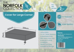 Rackhams Large Corner Cover  L325cm x W250cm x H75cm - thumbnail 2