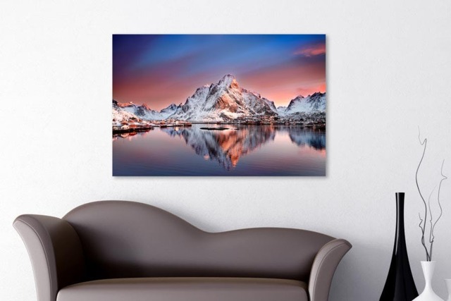 Rackhams Arctic Dawn Over Reine - Framed Print 30 x 20 inch - image 1