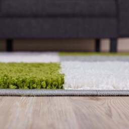 Rackhams Myshaggy Geometric Green Rug - Ø 120 cm - thumbnail 6