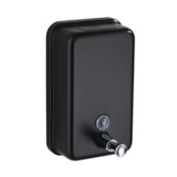 Rackhams Pro-Washroom Manual Pump Soap Dispenser BLACK Wall Mounted Large Commercial 1L