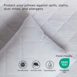 Rackhams King Size Quilted Pillow Protector, Pack of 2 - thumbnail 5