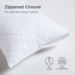 Rackhams King Size Quilted Pillow Protector, Pack of 2 - thumbnail 3