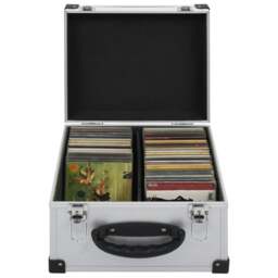 Rackhams CD Case for 40 CDs Aluminium ABS Silver
