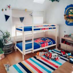 Rackhams Zara Wooden Bunk Bed - White - Shorty 2ft6 - thumbnail 1