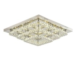 Rackhams 60cm Wide 86W LED Crystal Ceiling Lights Pendant Chandelier Lamp - Cool White - thumbnail 5
