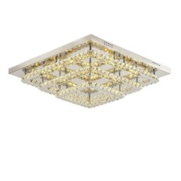 Rackhams 60cm Wide 86W LED Crystal Ceiling Lights Pendant Chandelier Lamp - Cool White - thumbnail 4