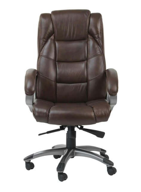 Rackhams Northland Office Chair with high back in brown - Brown - image 1