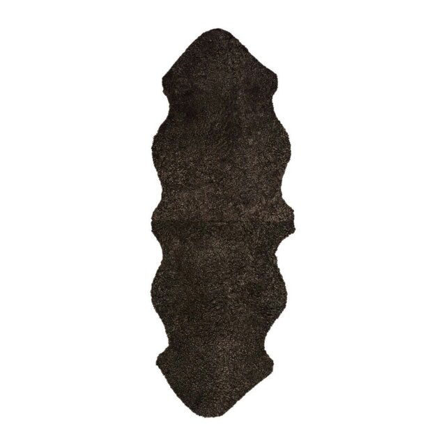 Rackhams New Zealand Sheepskin - Short Curly Wool - Rug 180 cm - Cappuccino - image 1