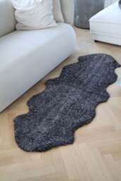 Rackhams New Zealand Sheepskin - Short Curly Wool - Rug 180 cm - Cappuccino - thumbnail 3