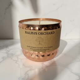 Rackhams Decorative Copper Candles – Classic Fragrances - Soft Sandalwood - thumbnail 2
