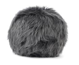 Rackhams Angelite Cushion - D30 cm - D25 - D35 - Long Wool - Steel - D30 cm