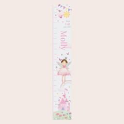Rackhams Personalised Fairy Princess Height Chart - H110 x W17.8 x D0.1cm, 0.113kg - Vinyl - thumbnail 2