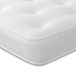 Rackhams Sleep Warmer Premium Tufted Mattress - 20cm Deep, Dual Comfort Fillings - White - 1 - 3ft Single Mattress (90cm x 190cm) - thumbnail 3