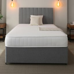 Rackhams Sleep Warmer Premium Tufted Mattress - 20cm Deep, Dual Comfort Fillings - White - 1 - 3ft Single Mattress (90cm x 190cm) - thumbnail 6