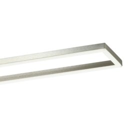 Rackhams Modern LED Strip Ceiling Light Fitting in Brushed Nickel Perfect for Kitchens - thumbnail 2