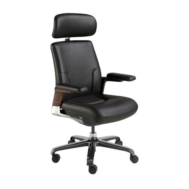 Rackhams Swivel Office Chair 4211/4212 - Black - Steel - image 1