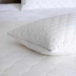 Rackhams Quilted Cotton Pillow Protectors Bulk Pack - Standard - 20 Pack - thumbnail 3