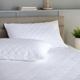 Rackhams Quilted Cotton Pillow Protectors Bulk Pack - Standard - 20 Pack - thumbnail 4