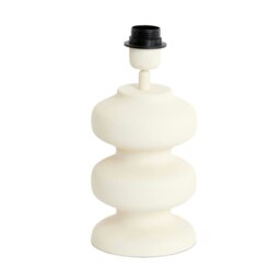 Rackhams Pebble Table Lamp in Cream - thumbnail 2