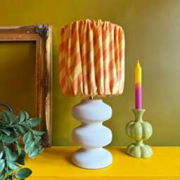 Rackhams Pebble Table Lamp in Cream - thumbnail 3