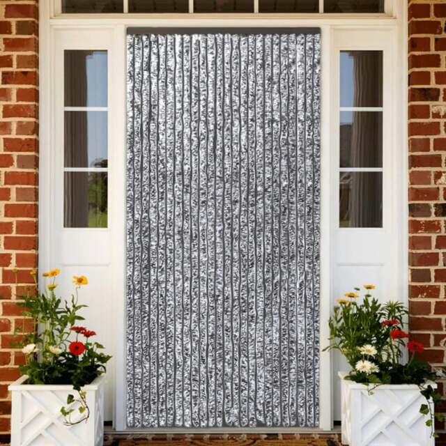 Rackhams Insect Curtain Brown and Beige 100x220 cm Chenille