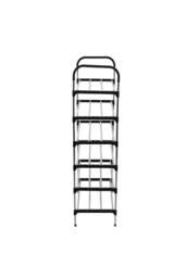 Rackhams 6 Tiers Shoe Rack Organizer Stainless Steel Stackable Space Saving Shoe Shelf - Black - One Size - thumbnail 5