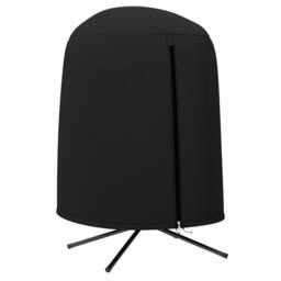 Rackhams 190 x 128cm Hanging Egg Chair Furniture Cover - Black - thumbnail 1