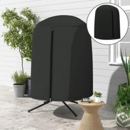 Rackhams 190 x 128cm Hanging Egg Chair Furniture Cover - Black - thumbnail 2