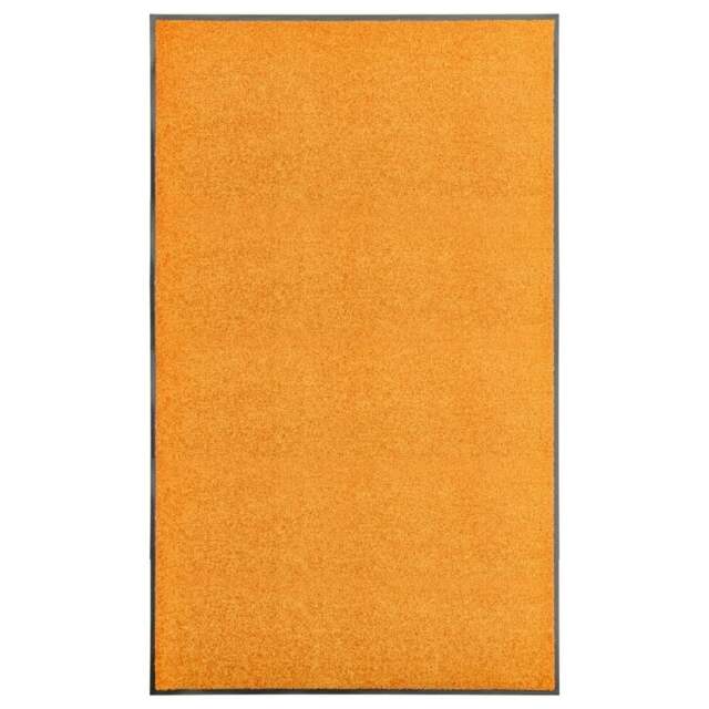 Rackhams Doormat Washable Orange 90x150 cm - image 1