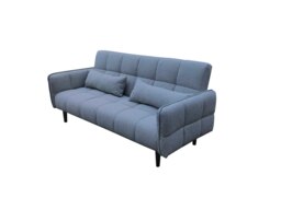 Rackhams Bello 2 Seater Sofa Bed in Grey or Silver - Silver - thumbnail 3