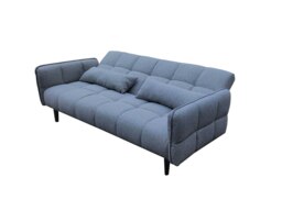 Rackhams Bello 2 Seater Sofa Bed in Grey or Silver - Silver - thumbnail 6