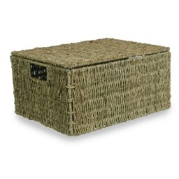 Rackhams Lidded Seagrass Storage Baskets - Large - thumbnail 6