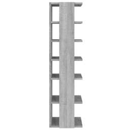 Rackhams Shoe Rack Grey Sonoma 27.5x27x102 cm Engineered Wood - thumbnail 4