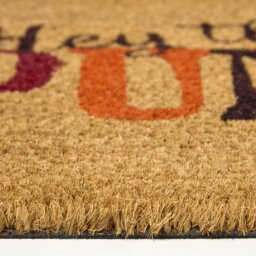 Rackhams Hey There Pumpkin Non-Slip Coir Doormat, 40 x 60 cm - thumbnail 3