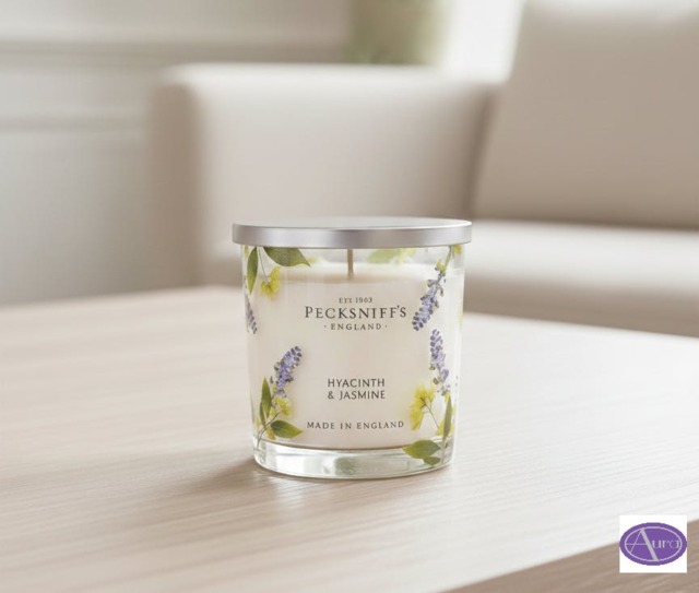 Rackhams Hyacinth & Jasmine Candle 550g - image 1