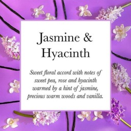 Rackhams Hyacinth & Jasmine Candle 550g - thumbnail 3