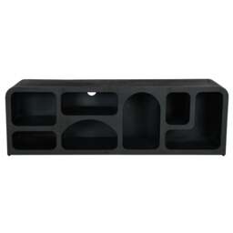 Rackhams Tv Cabinet Large Otis Geometric Black - 1 - Mango Wood & Engineering wood - Black - thumbnail 3