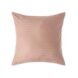Rackhams Silky 330 TC Egyptian Cotton Satin Stripe Pillowcase, European Size - Taupe Beige - 60 x 60 cm - thumbnail 1