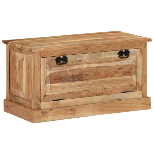 Rackhams Shoe Storage Bench 85x40x45 cm Solid Acacia Wood