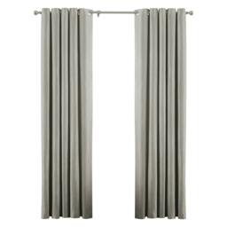 Rackhams Atlantic Eyelet Ringtop Curtains - Natural - 168 x 183cm - Natural - 100% Polyester