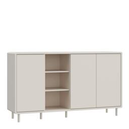 Rackhams Playly 3 Door Sideboard in Sand - W 161.6 X  H 93.4 X  D 42cm - Sand - 1 - thumbnail 2