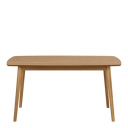 Rackhams Nagano Rectangular Dining Table in Oak - Brown - No - Brown - thumbnail 2