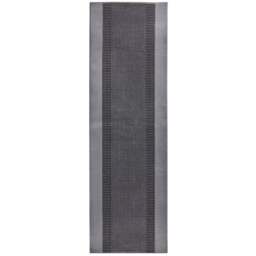 Rackhams Designer Velours Grey Runner “Band” – Classic Elegance - 160X230 cm - thumbnail 5