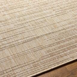 Rackhams Tuareg-Global Tan Ivory Beige Graphic In- & Outdoor Jute-Look Rug - 200 x 275 cm - thumbnail 3