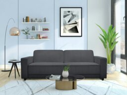 Rackhams Allie 3 Seaters Sofabed Anthracite Corduroy - Grey