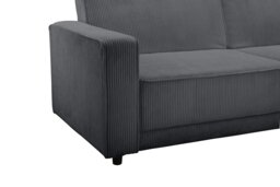 Rackhams Allie 3 Seaters Sofabed Anthracite Corduroy - Grey - thumbnail 5