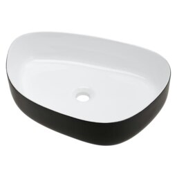 Rackhams Premium Ceramic Sink with Stainless Steel Pop-upand Mounting Ring - thumbnail 4