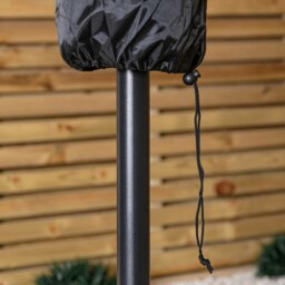Rackhams 2.7m Havana Garden Patio Parasol with Crank Handle and Cover in Grey - thumbnail 5