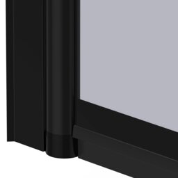 Rackhams 4mm Thickness Tempered Glass Shower Screen - Grey - thumbnail 6