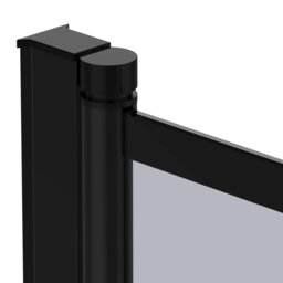 Rackhams 4mm Thickness Tempered Glass Shower Screen - Grey - thumbnail 4